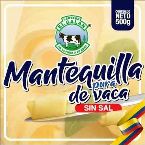 mantequilla galan 500g pura